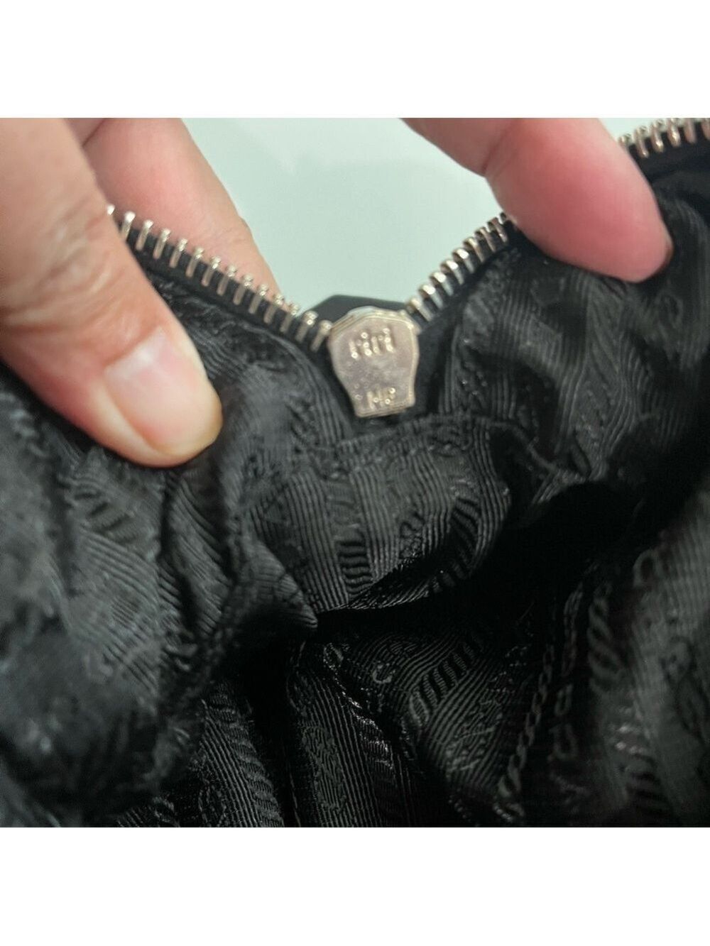 PRADA BLACK TESSUTO HANDBAG - Picture 15 of 16